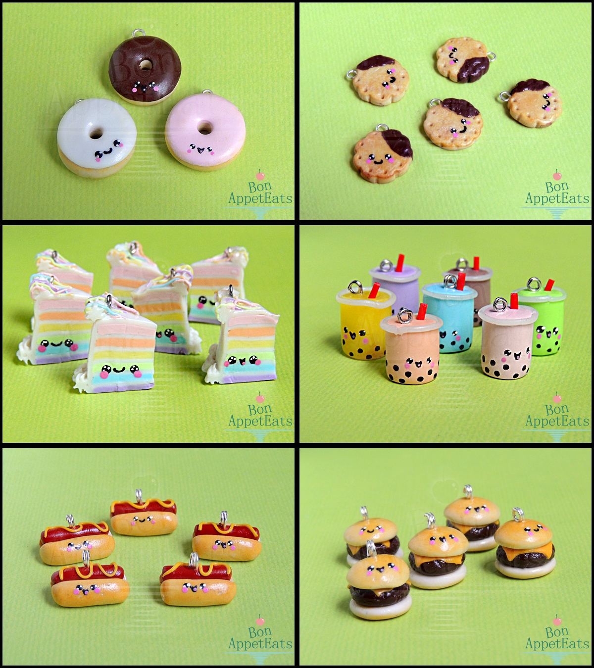 Studio Ghibli Food Charms, Set 1 by PepperTreeArt on DeviantArt