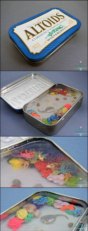 For Sale - Miniature Coral Reef Altoids Tin