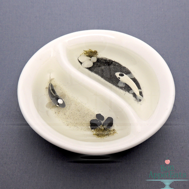 Round Yin Yang Miniature Koi Pond