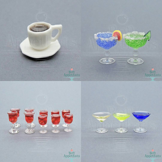 Sale - Dollhouse Scale Drinks