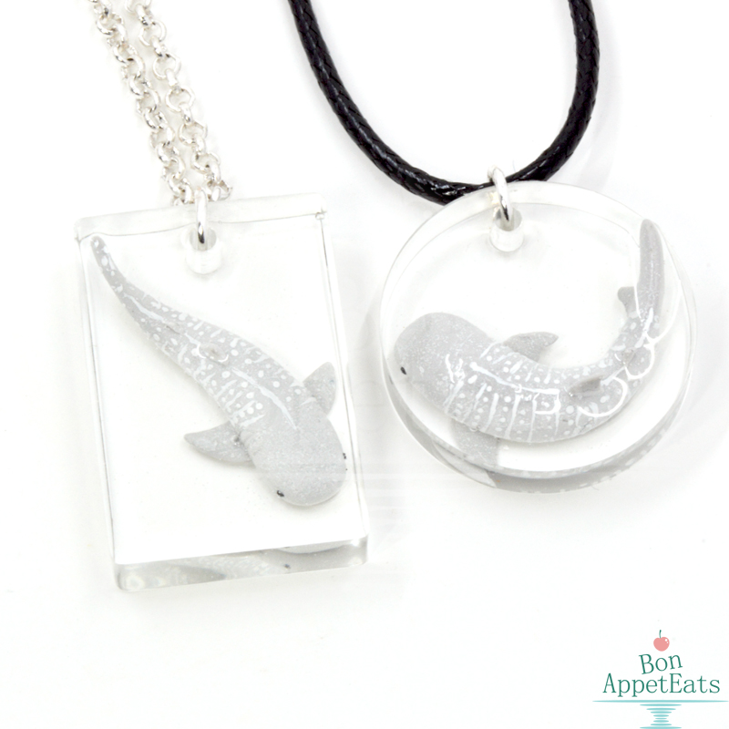 Whale Shark Resin Pendant Necklaces