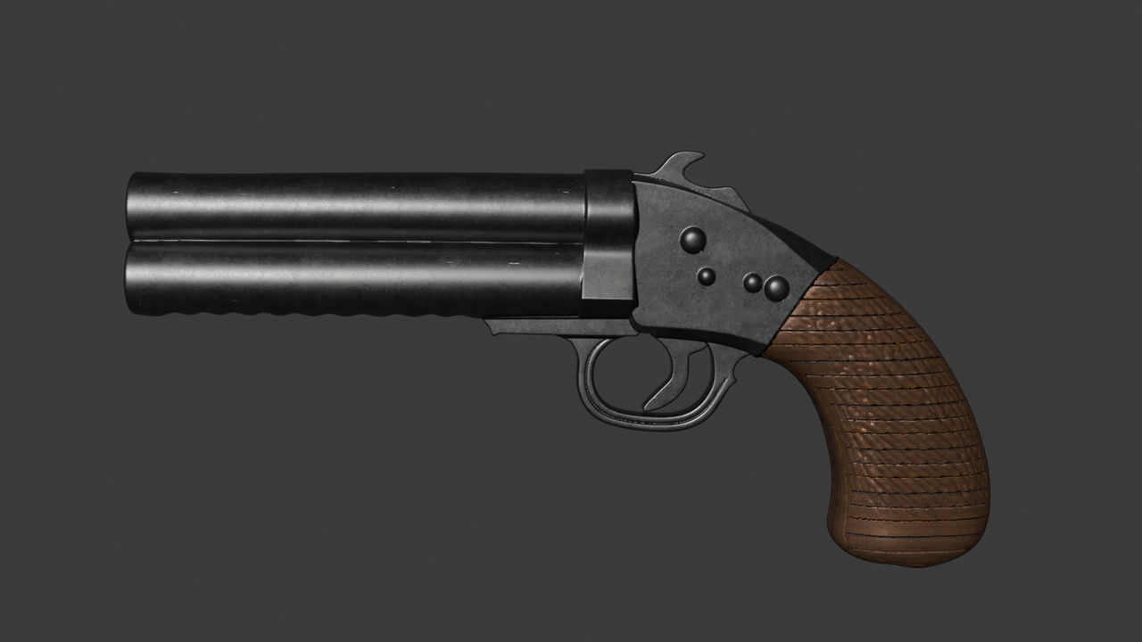 3d Static Model Short shotgun 3D Static Model by amr9786 on DeviantArt