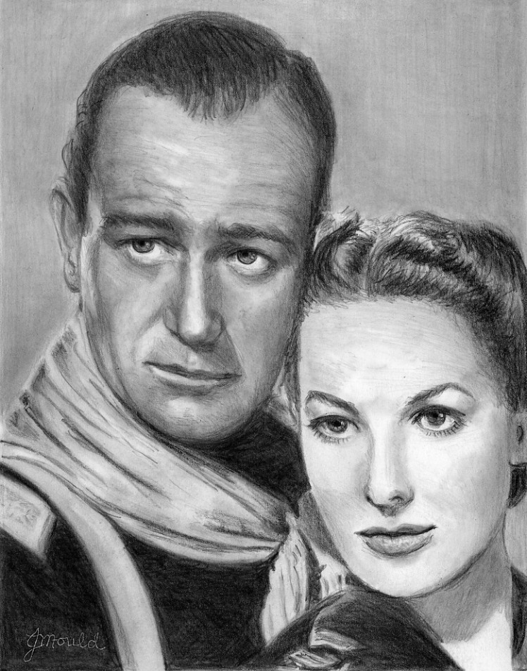 John Wayne and Maureen O'Hara