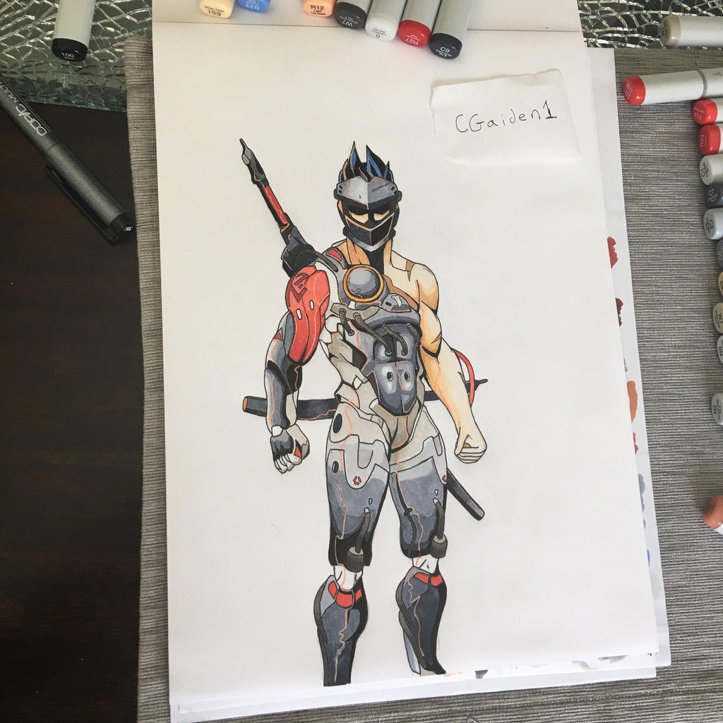 Genji Blackwatch skin