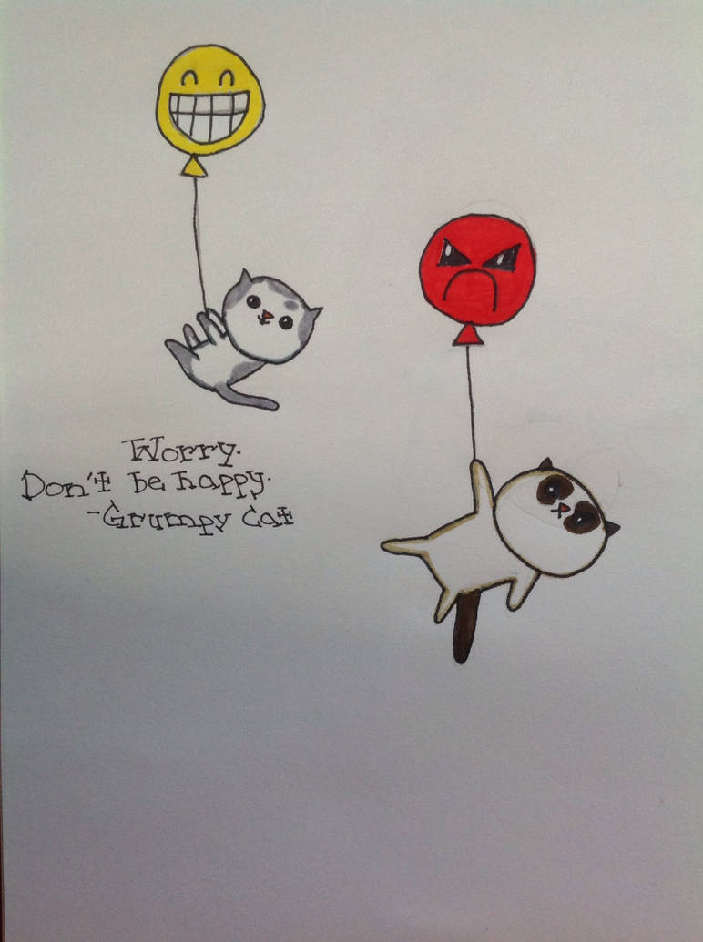 Grumpy Cat's Balloon by Derpy-Kitties on DeviantArt