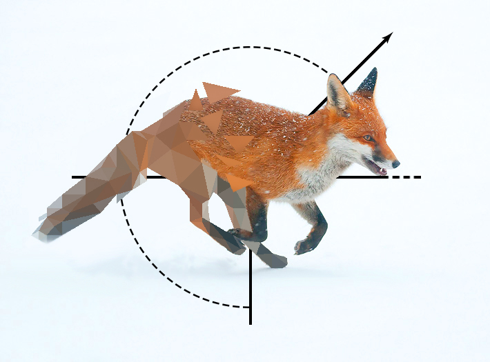 Broken Low Poly Fox2 by Caen-N