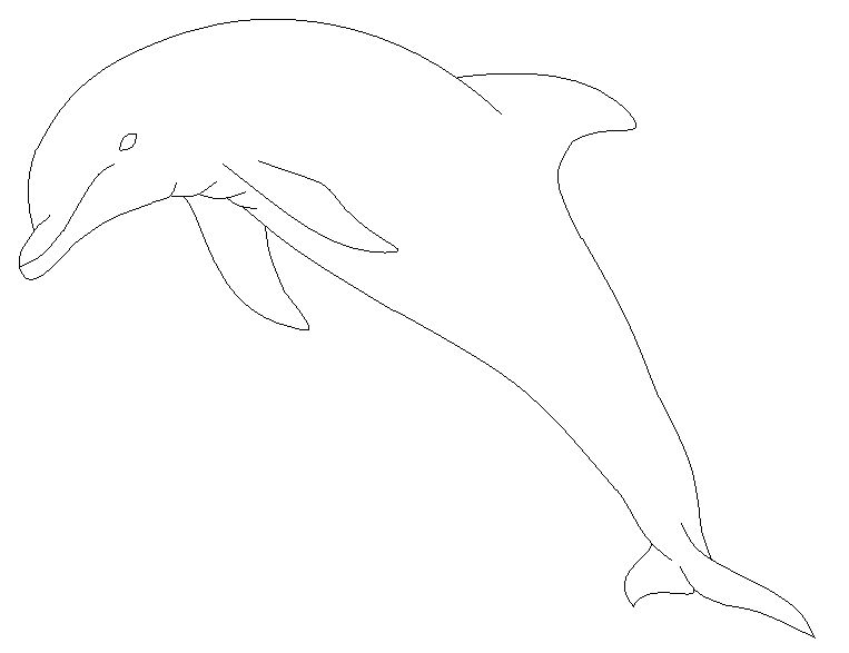 Dolphin line art *FREE* by DinoGirl500 on DeviantArt