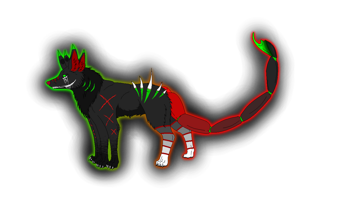 Demon Hound For TomBoyWithFire by DinoGirl500 on DeviantArt