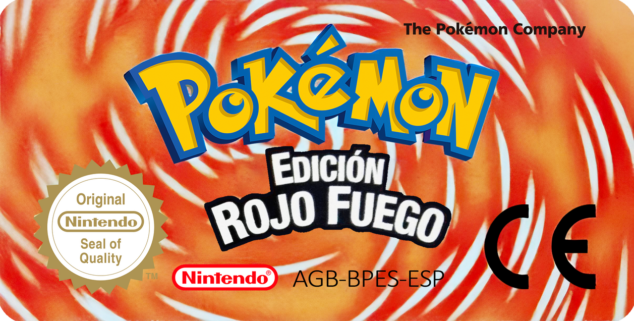 pegatina Rojo Fuego GBA Pokemon Fire Red Sticker by artai94 on DeviantArt