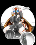 Micro-Babe Pinups: Mothra by Sir--Raptor