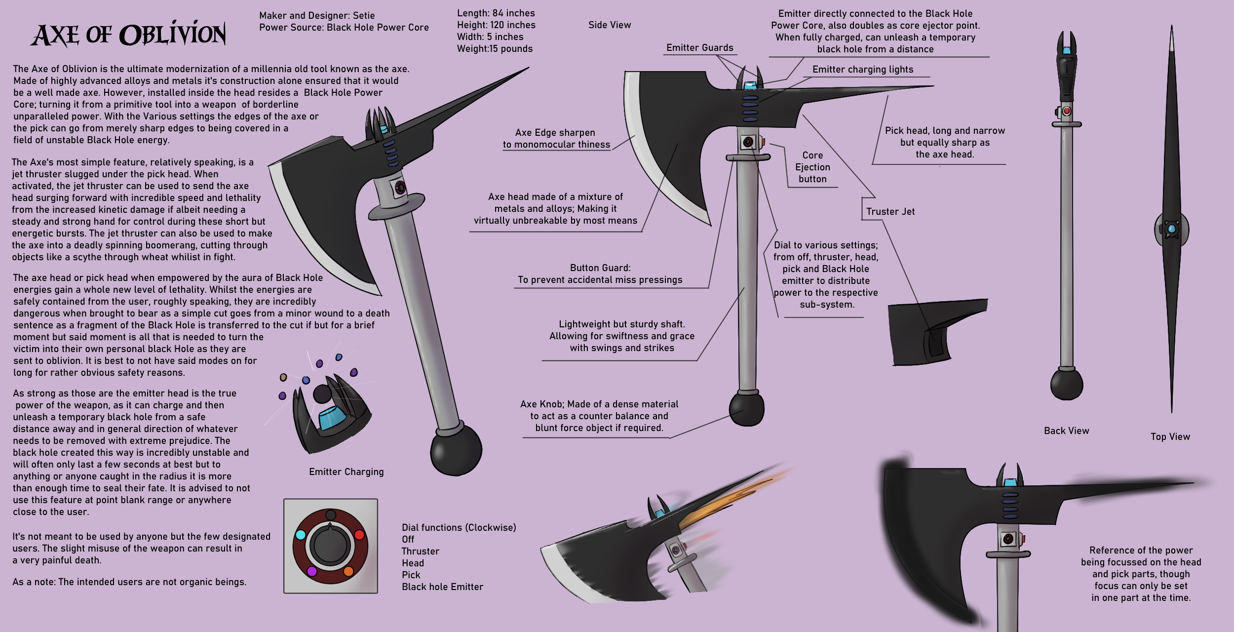 Sir Raptor Axe of Oblivion Reference Sheet by Sir--Raptor on DeviantArt
