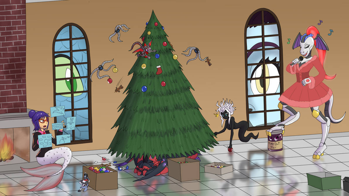 Sir Raptor Christmas Mischief by Sir--Raptor on DeviantArt