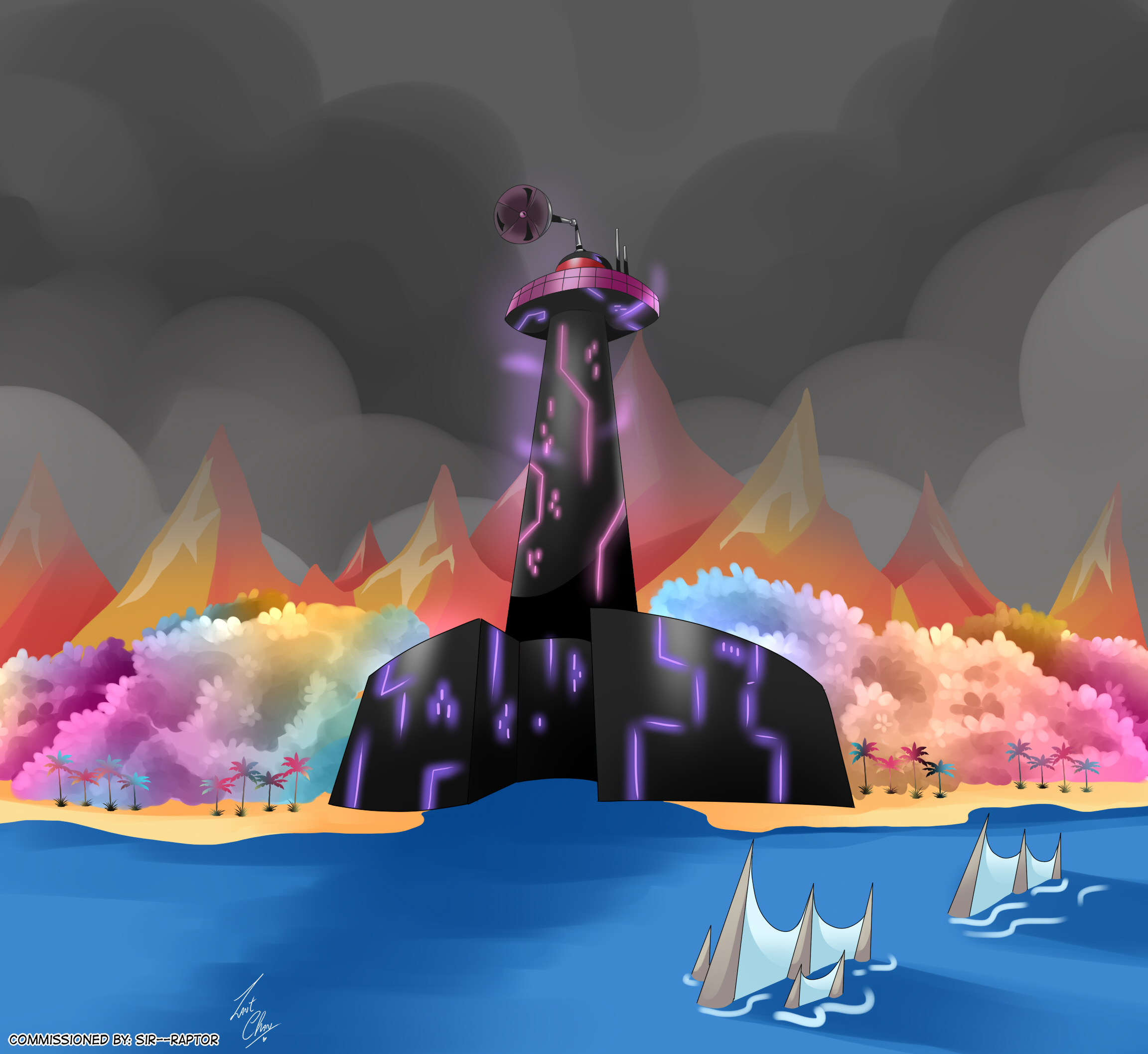 Sir Raptor Card Art: Neo-Innsmouth Isle by Sir--Raptor on DeviantArt