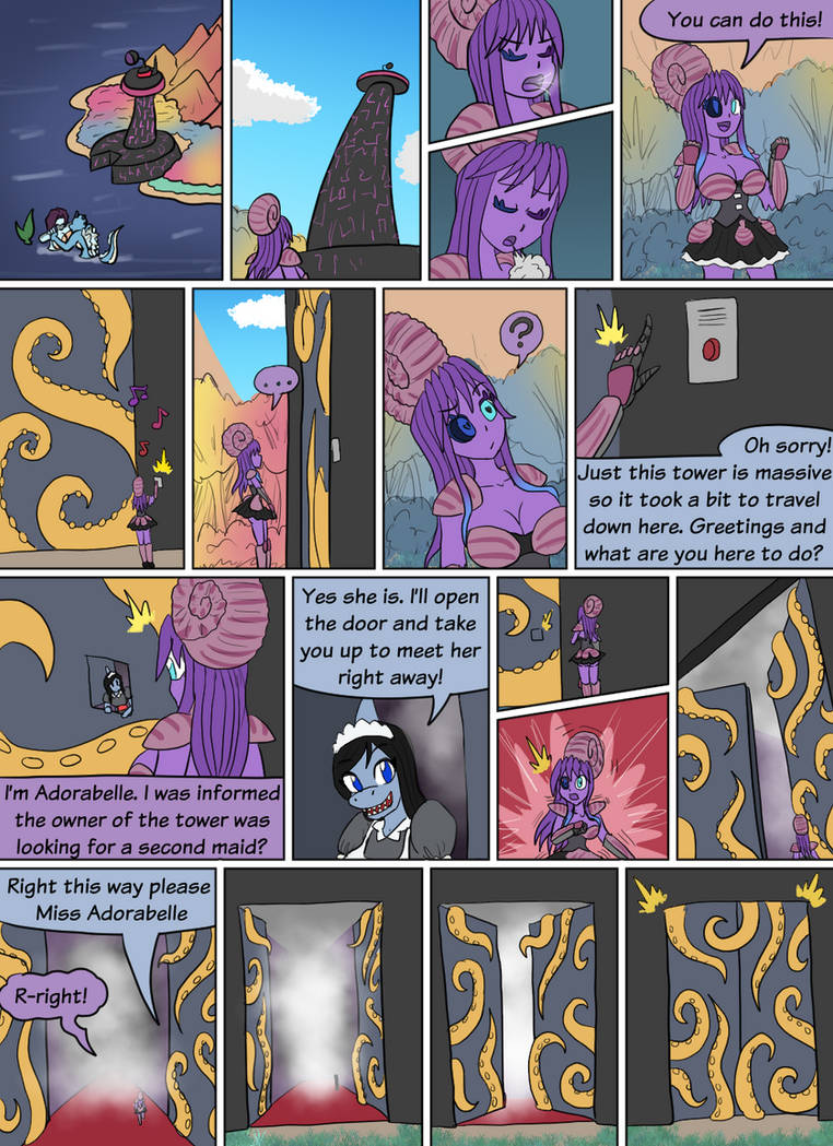 Sir Raptor Adorabelle Introduction Comic: Page 1 by Sir--Raptor on DeviantArt