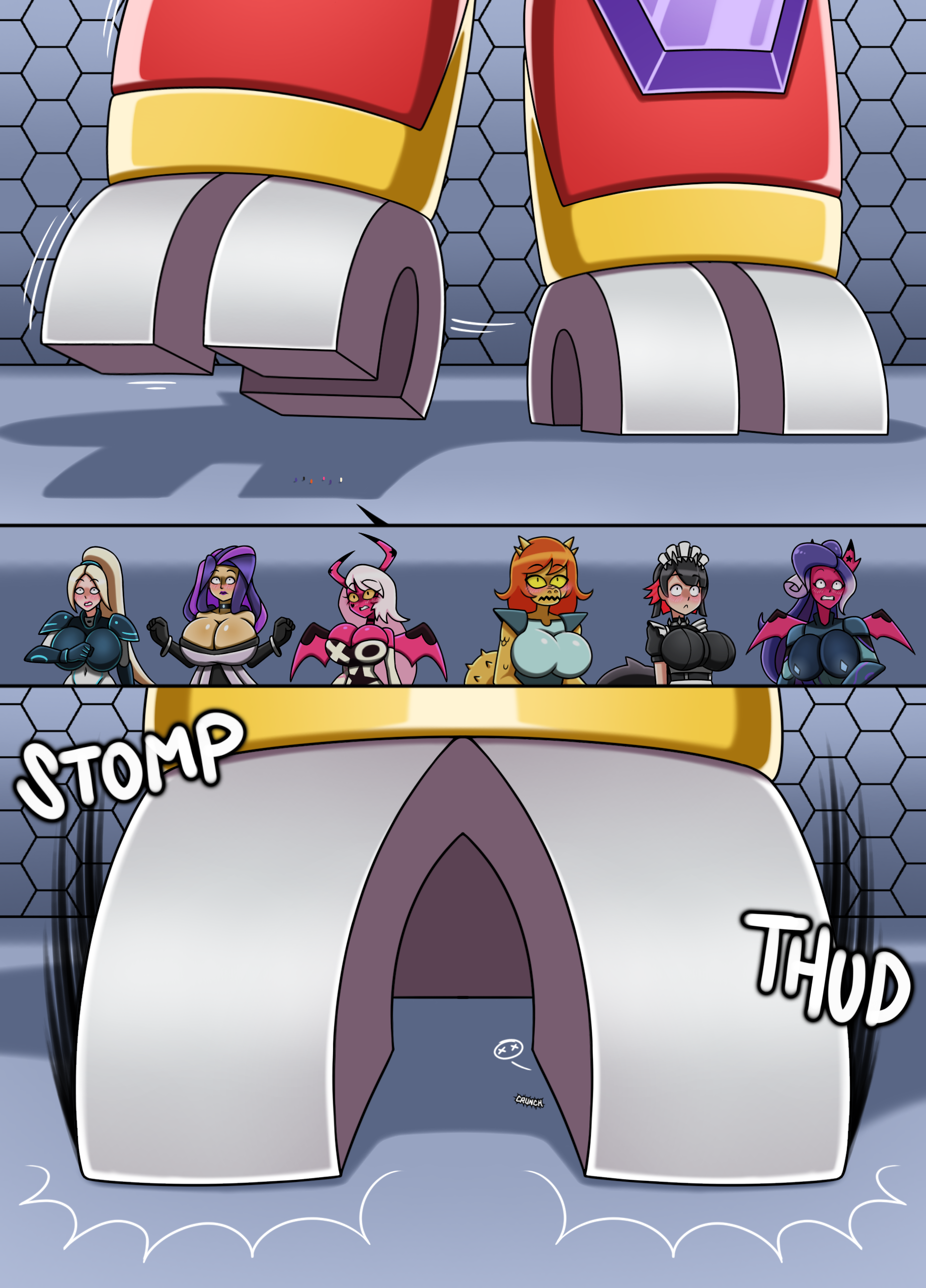 Waifu Stomping! by Sir--Raptor on DeviantArt