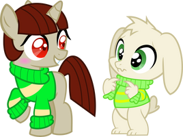 MLP!Chara and Asriel Vector