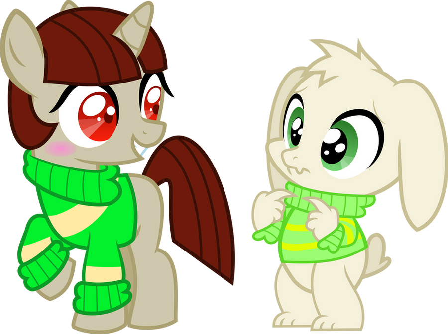 MLP!Chara and Asriel Vector