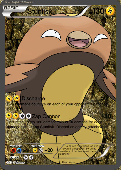 Stunfisk Secret Rare by RayquazaMaster on DeviantArt