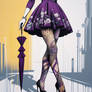 Urban Elegance: A Symphony in Purple