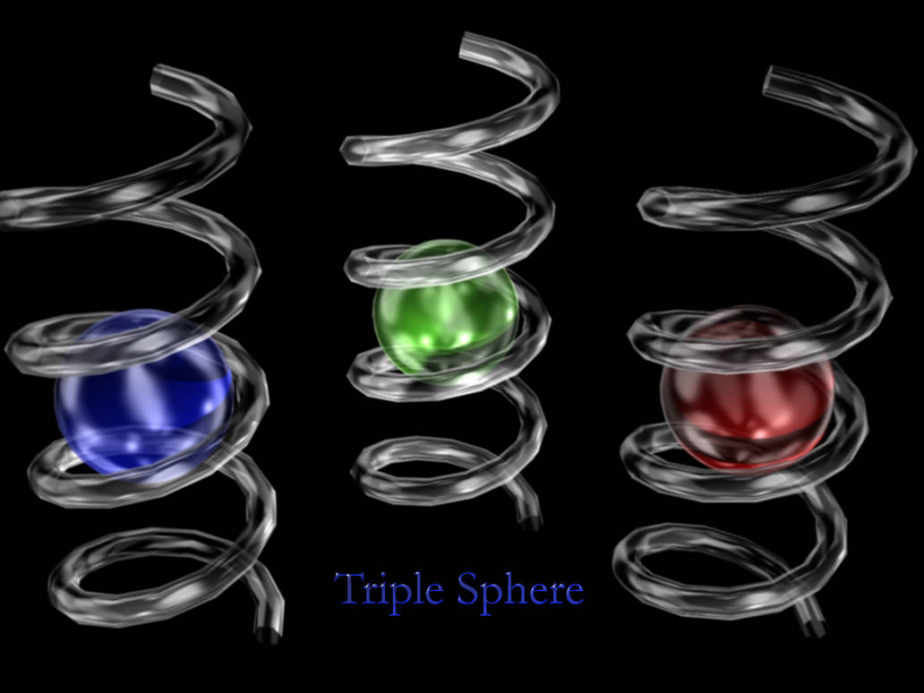 Three Part Sphere Triple sphere by redyey on DeviantArt