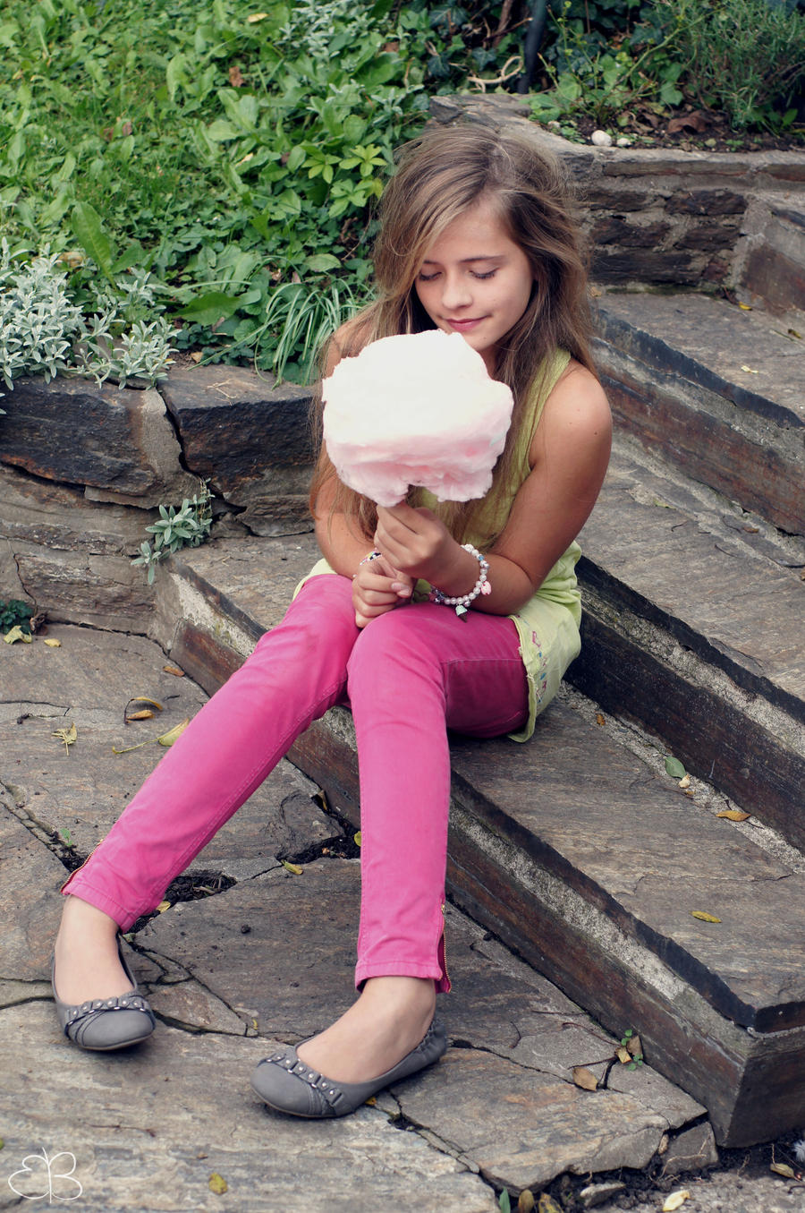 cotton candy girl II