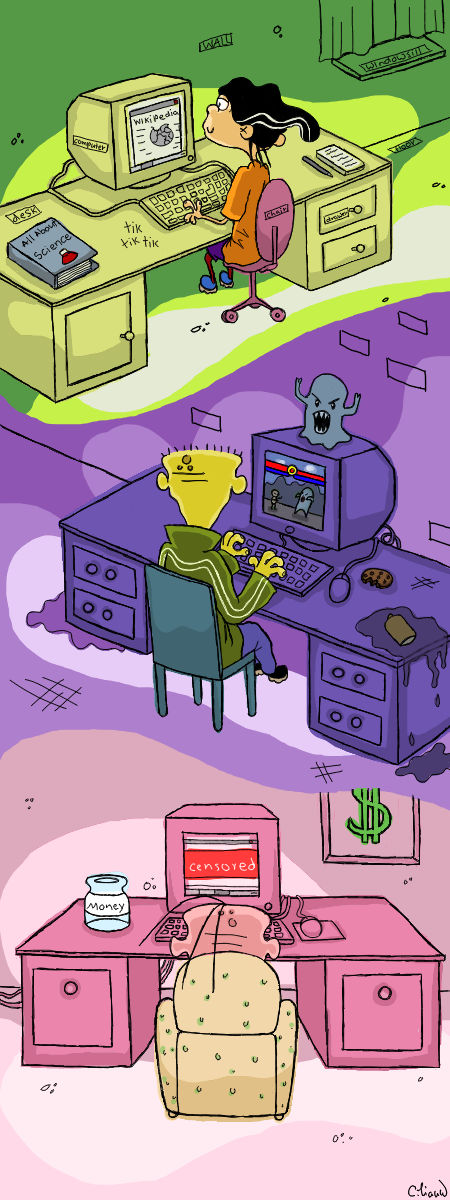 If they had a computer. by NansCLJC on DeviantArt