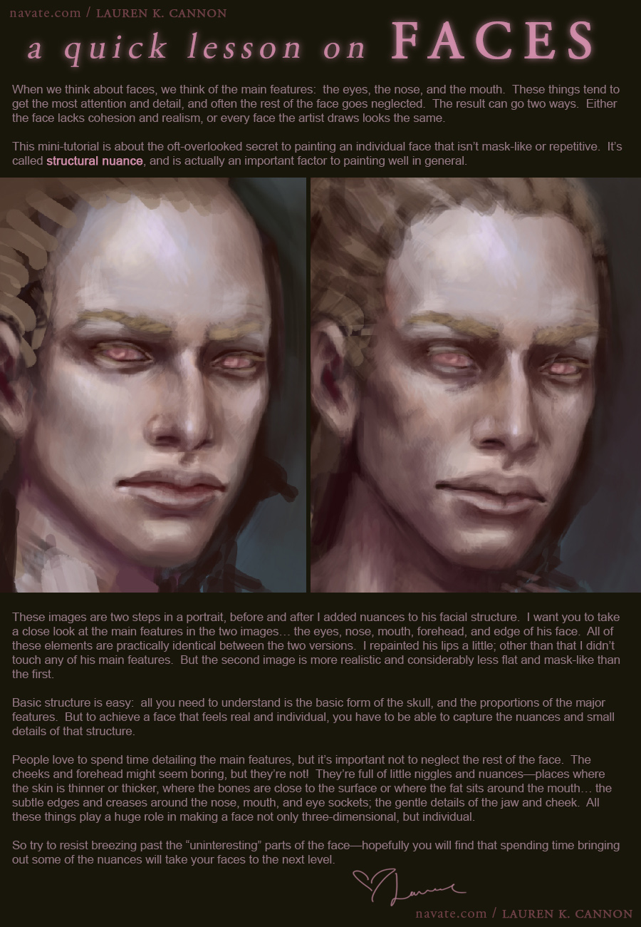 A quick lesson on FACES by navate on DeviantArt