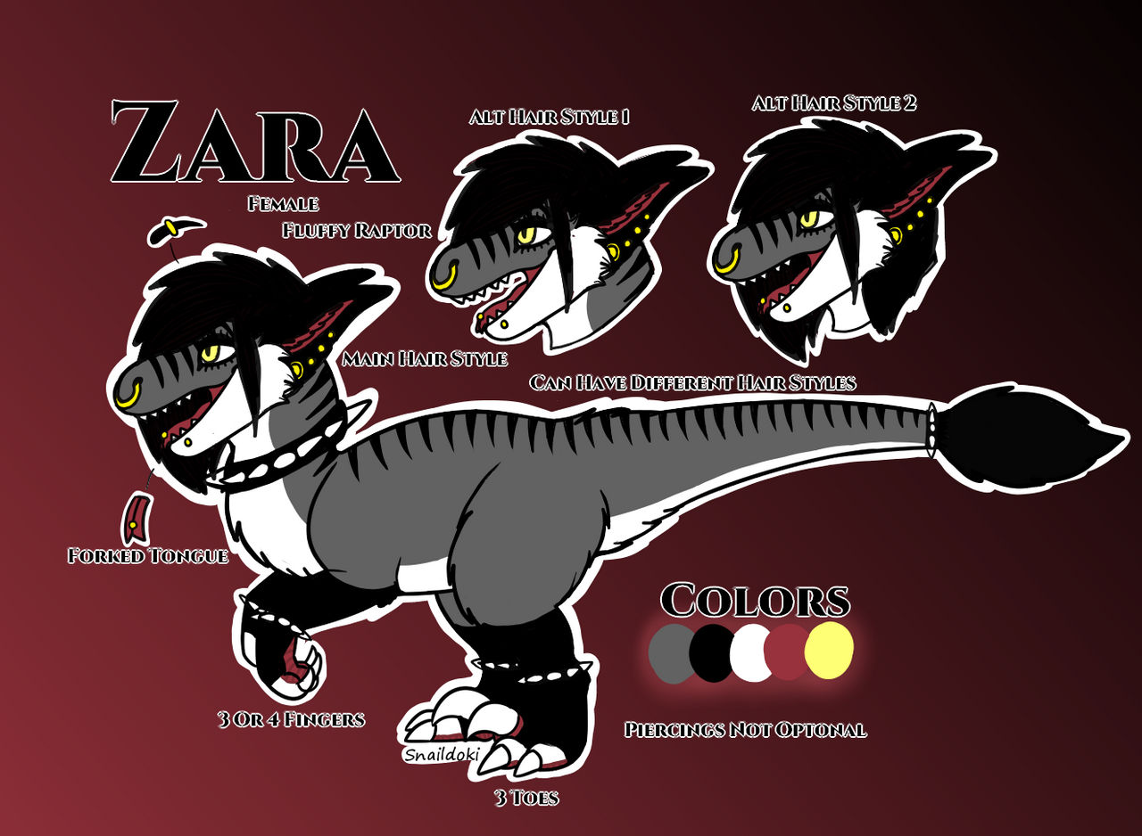Fluffly Raptor Base Zara The Fluffy Raptor by Rolo333 on DeviantArt