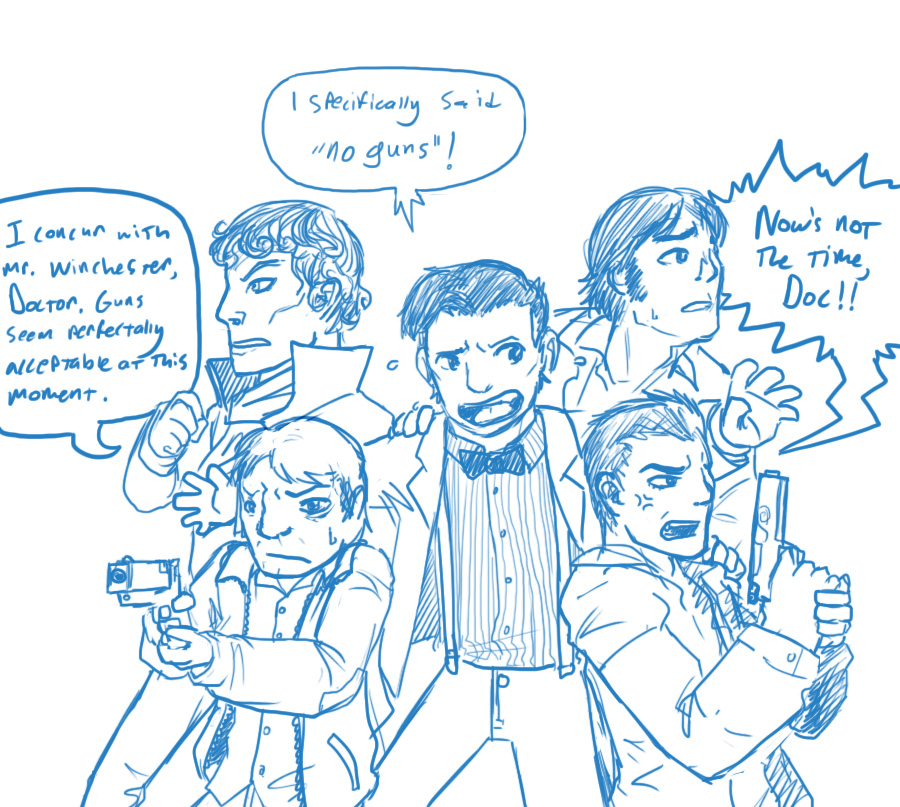 SuperWhoLock fanart