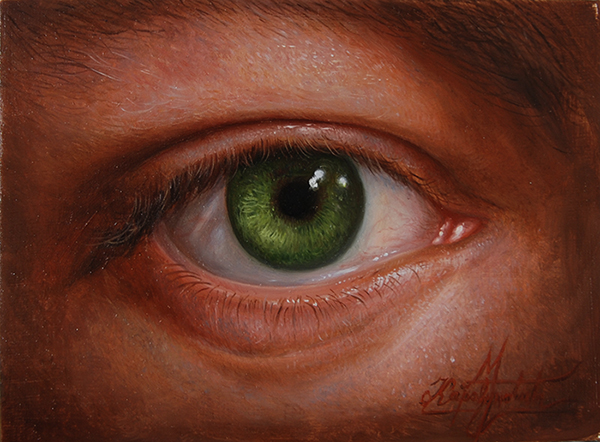 The eye (oil on panel)