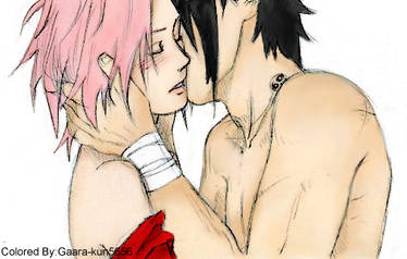 Sakura and Sasuke : Kiss