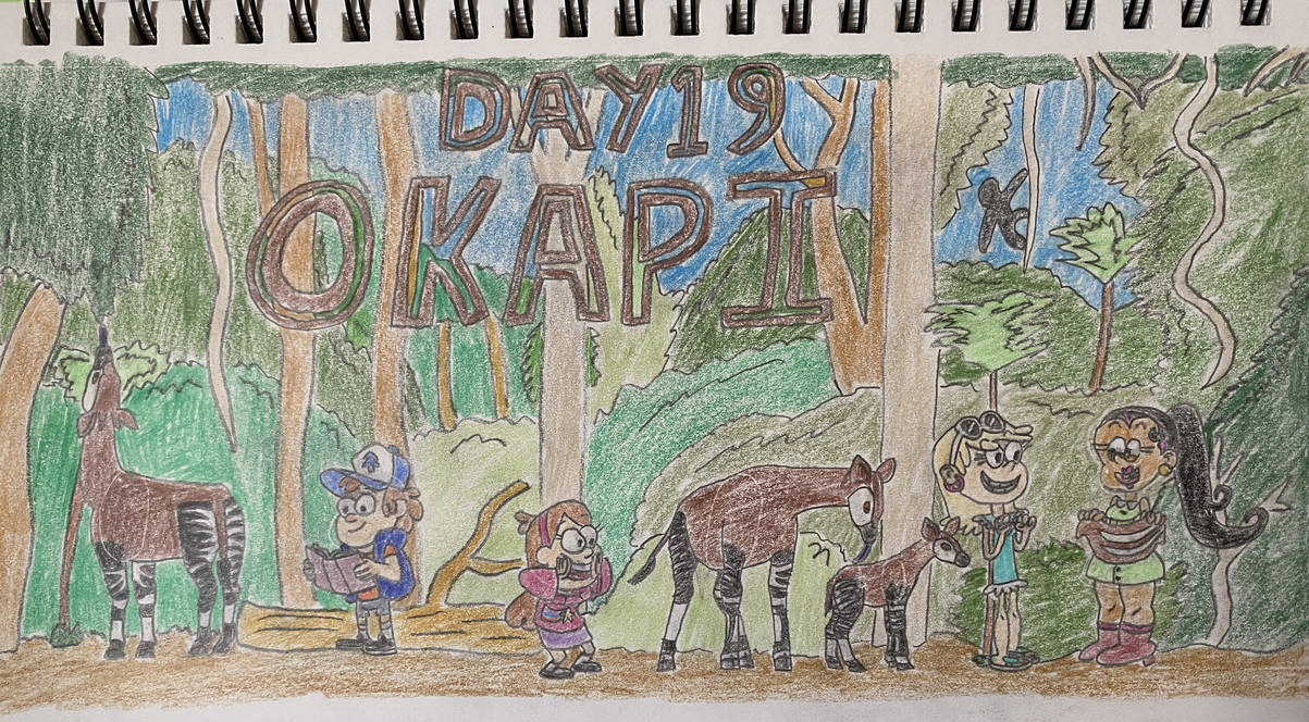 Safari-Tember Day 19 - Okapi by Eleraffe on DeviantArt