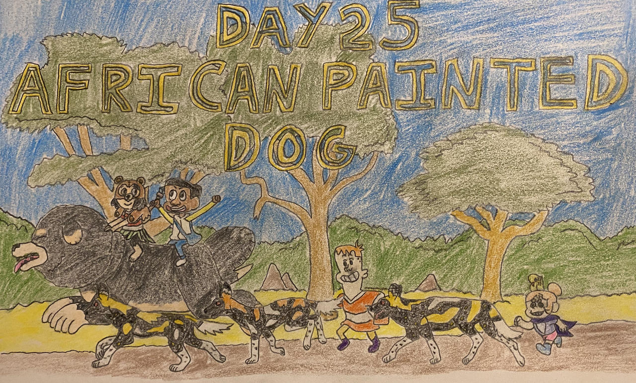 Eleraffe Safari-Tember Day 25 - African Painted Dog by Eleraffe on DeviantArt