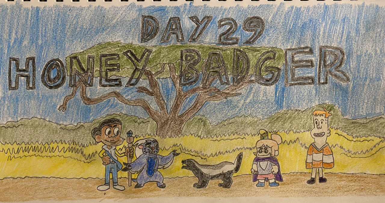 Eleraffe Safari-Tember Day 29 - Honey Badger by Eleraffe on DeviantArt