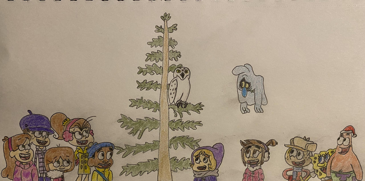 Eleraffe Zoocember 2024: A Snowy Owl in a Fir Tree by Eleraffe on DeviantArt