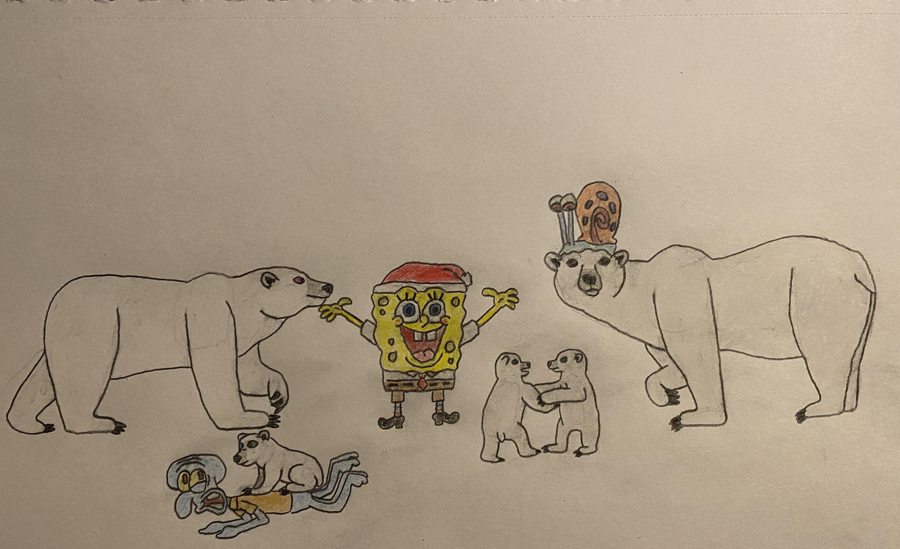 Eleraffe Zoocember 2024: Five Polar Bears by Eleraffe on DeviantArt