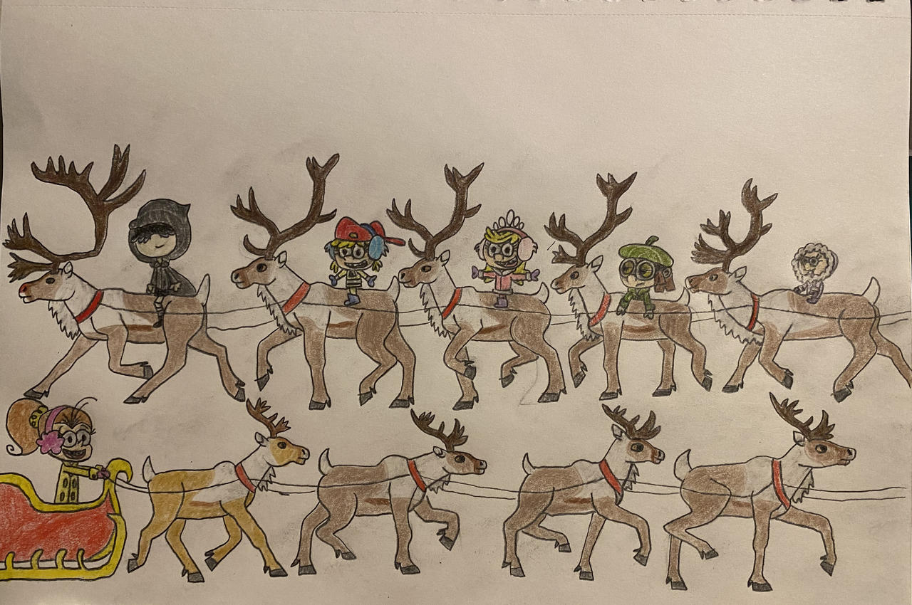 Eleraffe Zoocember 2024: Nine Reindeer Roaming by Eleraffe on DeviantArt