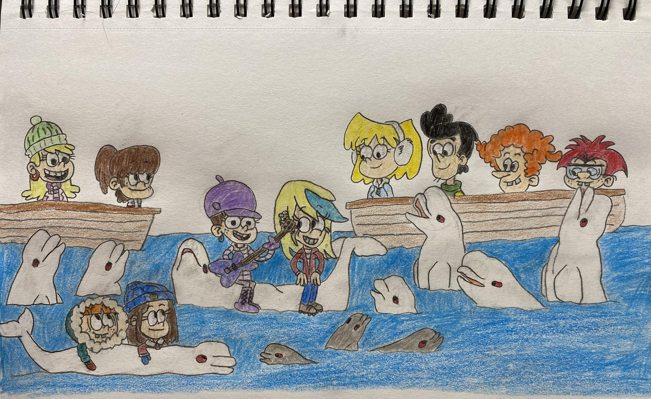 Eleraffe Zoocember 2024: Eleven Belugas Whistling by Eleraffe on DeviantArt