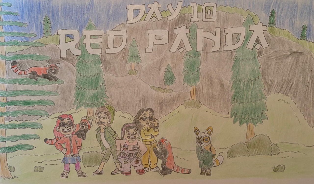 Eleraffe May-sia Day 10 - Red Panda by Eleraffe on DeviantArt