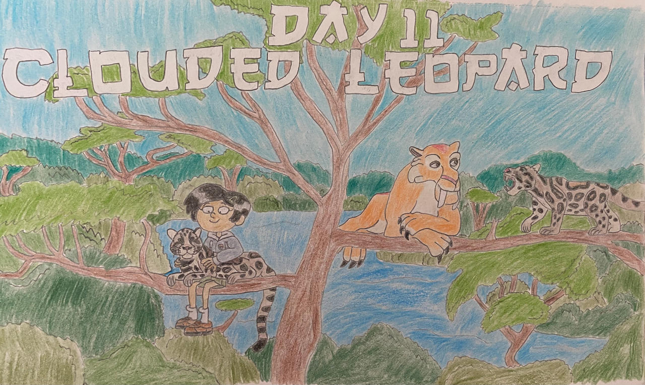 Eleraffe May-sia Day 11 - Clouded Leopard by Eleraffe on DeviantArt