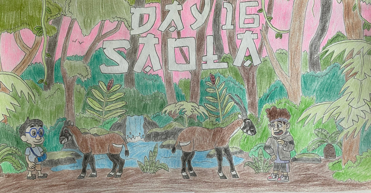 Eleraffe May-sia Day 16 - Saola by Eleraffe on DeviantArt