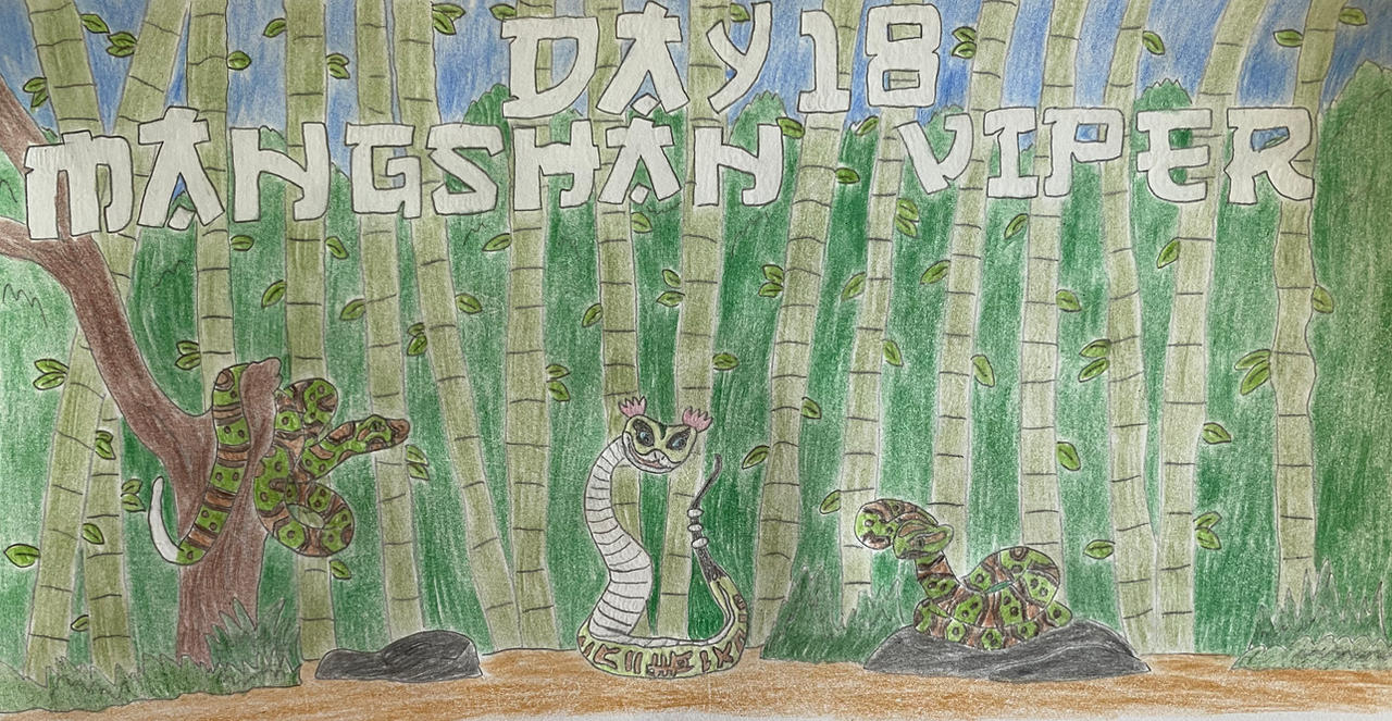 Eleraffe May-sia Day 18 - Mangshan Viper by Eleraffe on DeviantArt