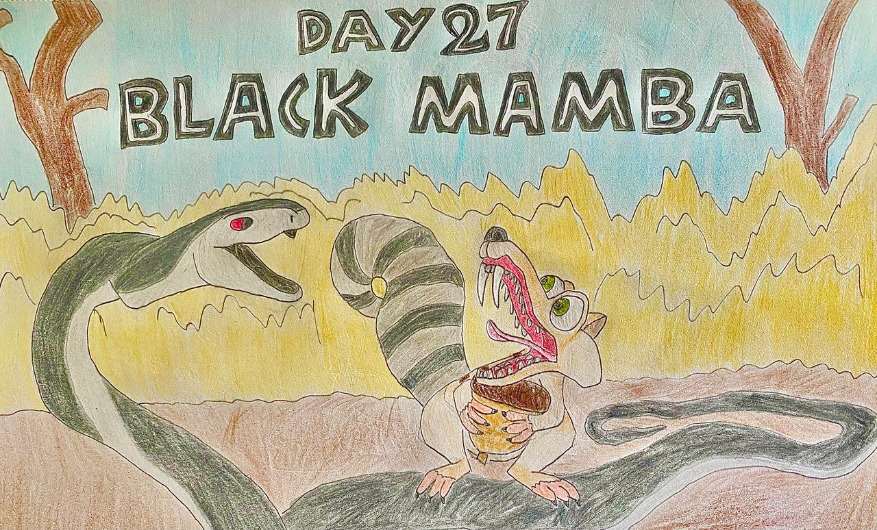 Eleraffe Safari-Tember Day 27 - Black Mamba by Eleraffe on DeviantArt