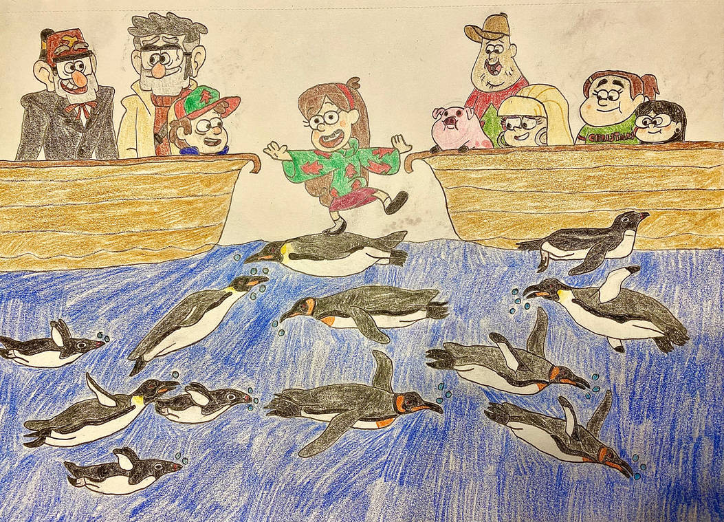 Eleraffe Zoocember 2025: Twelve Penguins Swimming by Eleraffe on DeviantArt