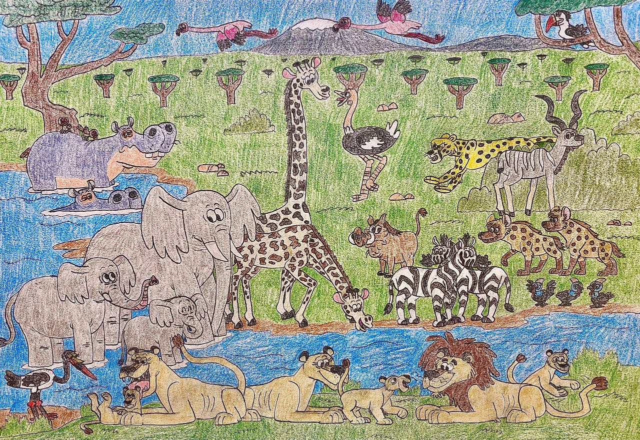 Eleraffe African Watering Hole: TLH Style by Eleraffe on DeviantArt