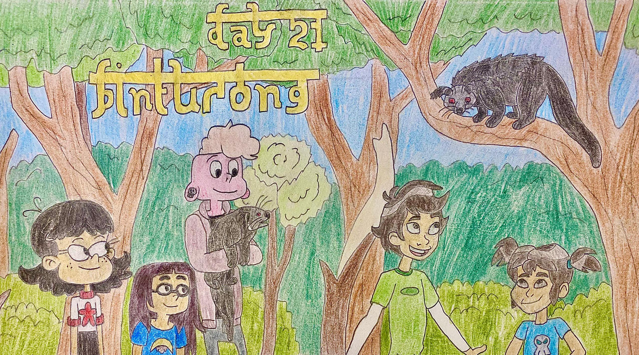 Eleraffe May-sia Day 21 - Binturong by Eleraffe on DeviantArt
