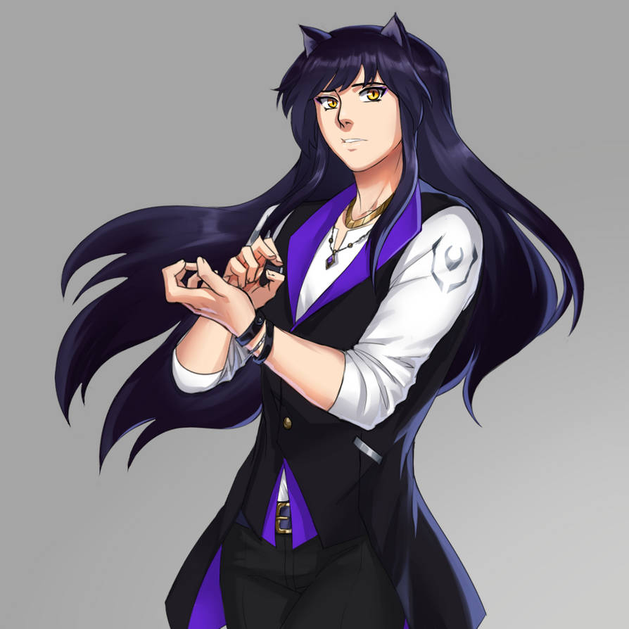 Blake Rwby Color Gradient RWBY Blake AU by shana340 on DeviantArt