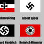 Flags for Hitler's successors
