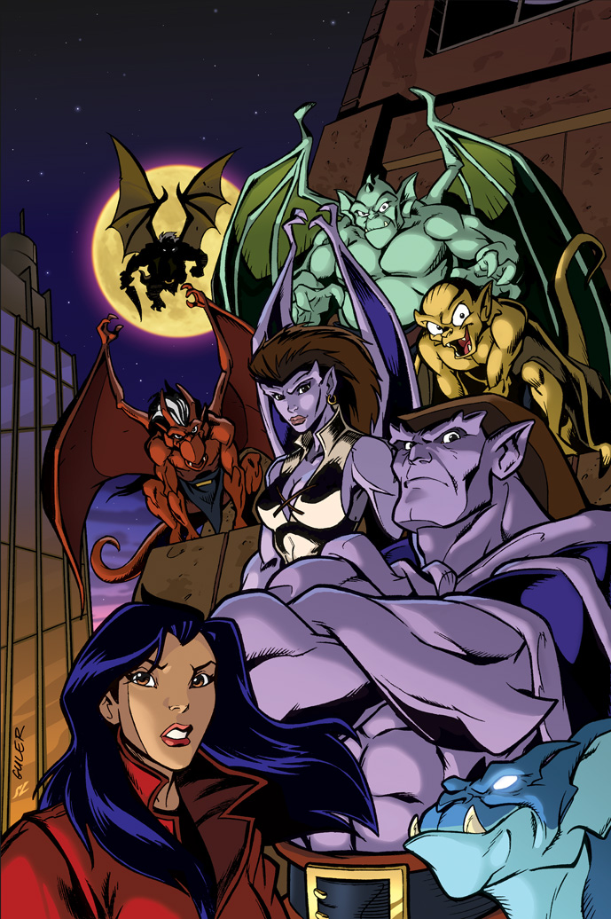 GARGOYLES 3 Cover Colors by bonegoddess