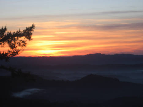 Sunset from the butte